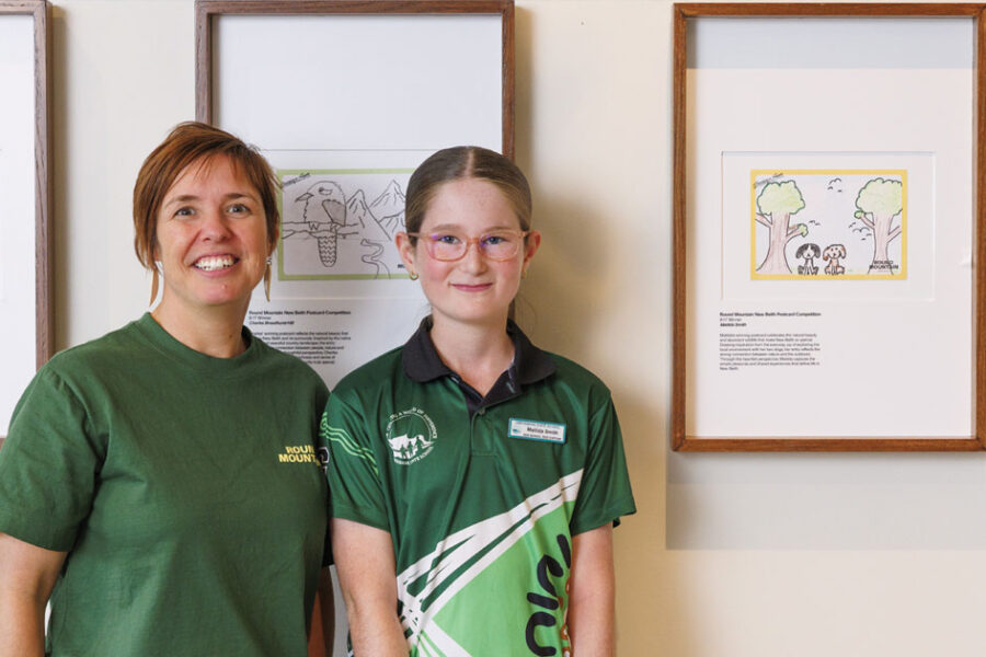 Postcard perfect: Young artists put their stamp on New Beith