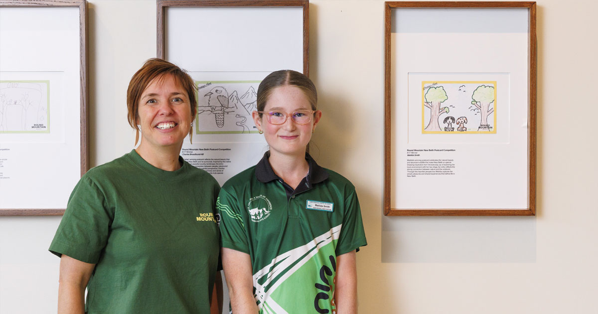 Postcard perfect: Young artists put their stamp on New Beith
